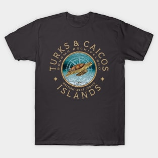 Turks & Caicos Islands, Sea Turtle T-Shirt